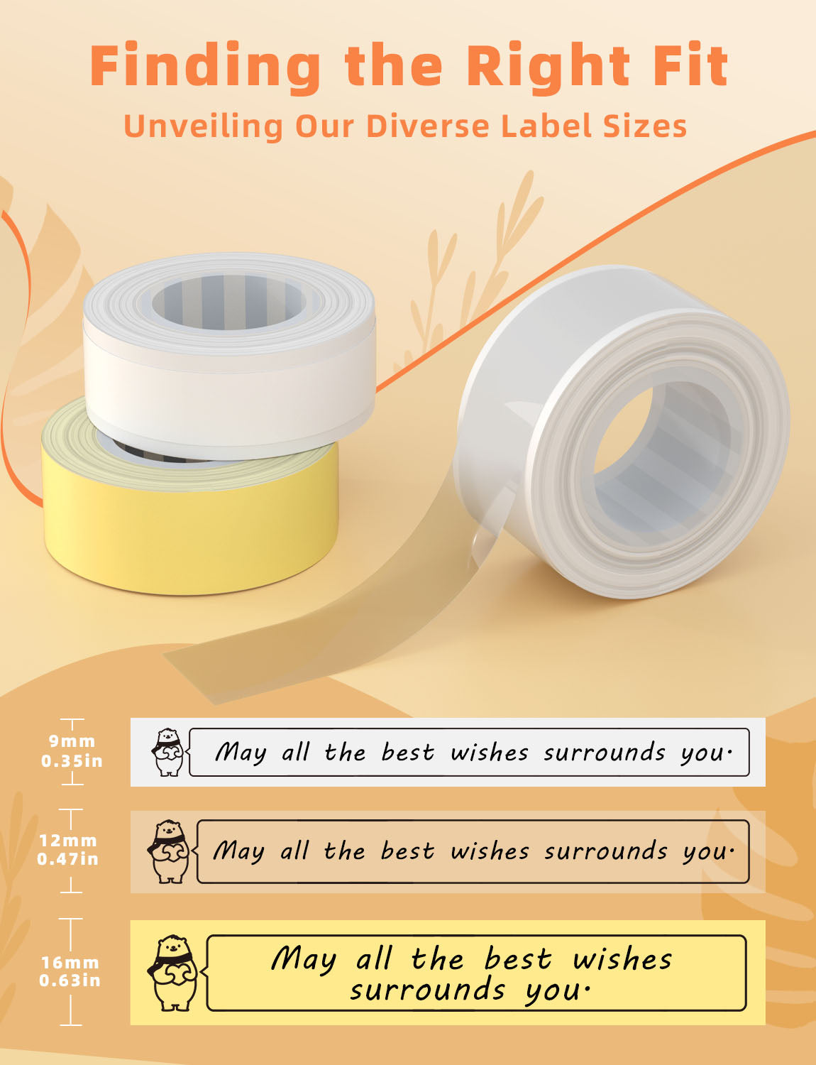 L1/E1/Q1 thermal label printer labels