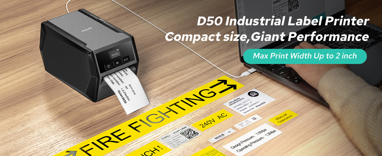 D50 colour label printer for small business