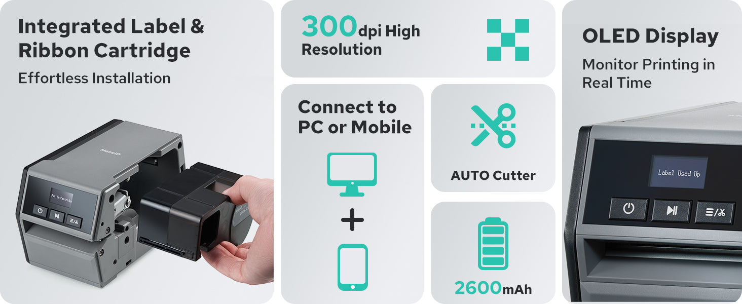 D50 label machine for small business