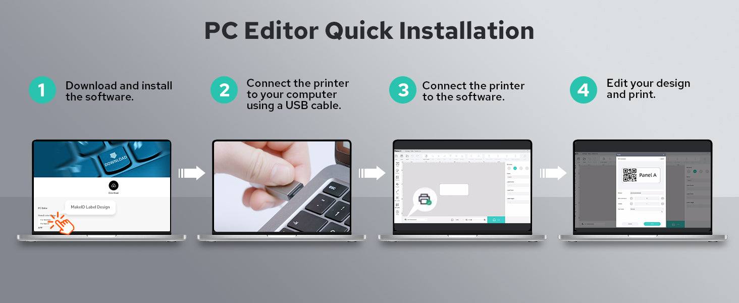 D50 best product label printer for small business