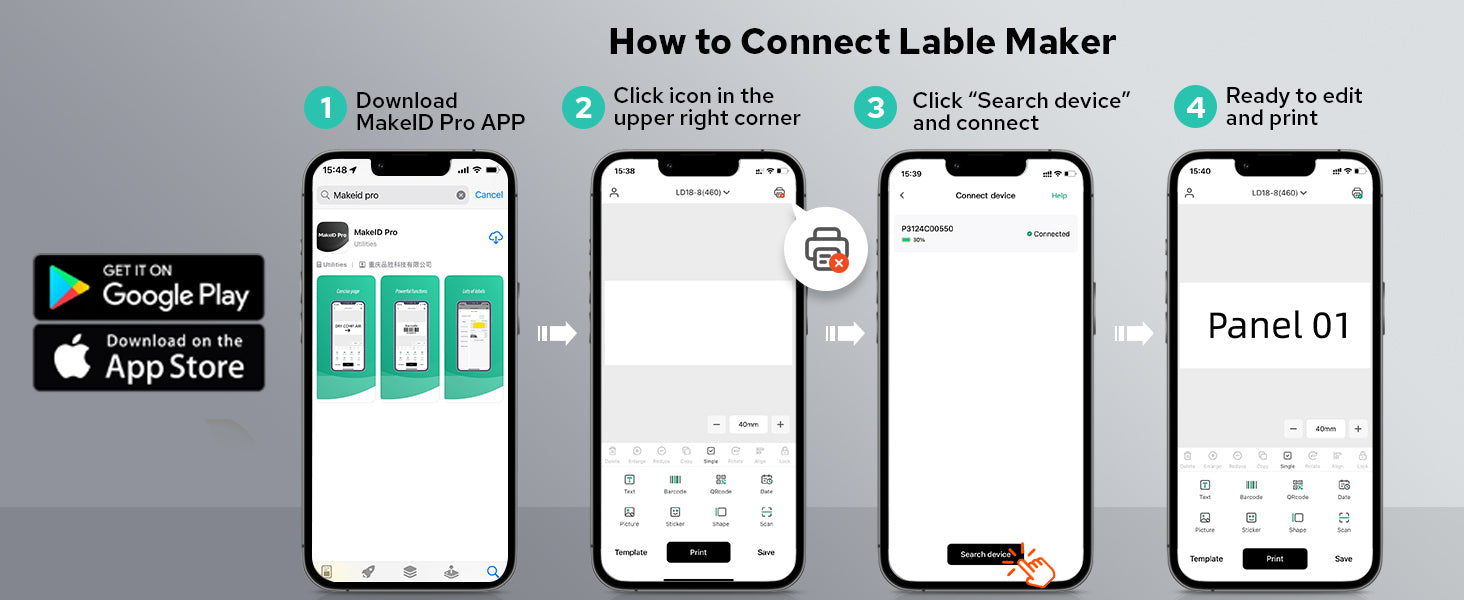 D50 best candle label printer for small business
