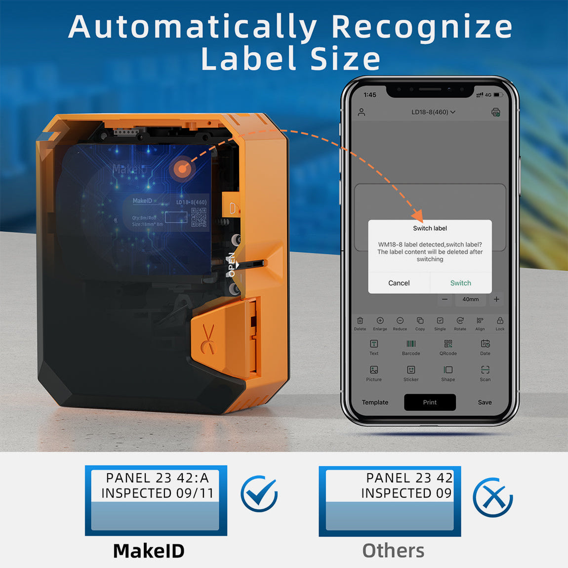 All-Weather PET Labels for The P31 Industrial Label Printer