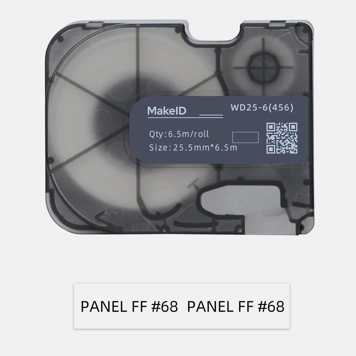 MakeID P31S White PET Label for Indoor/Outdoor Equipment Identification