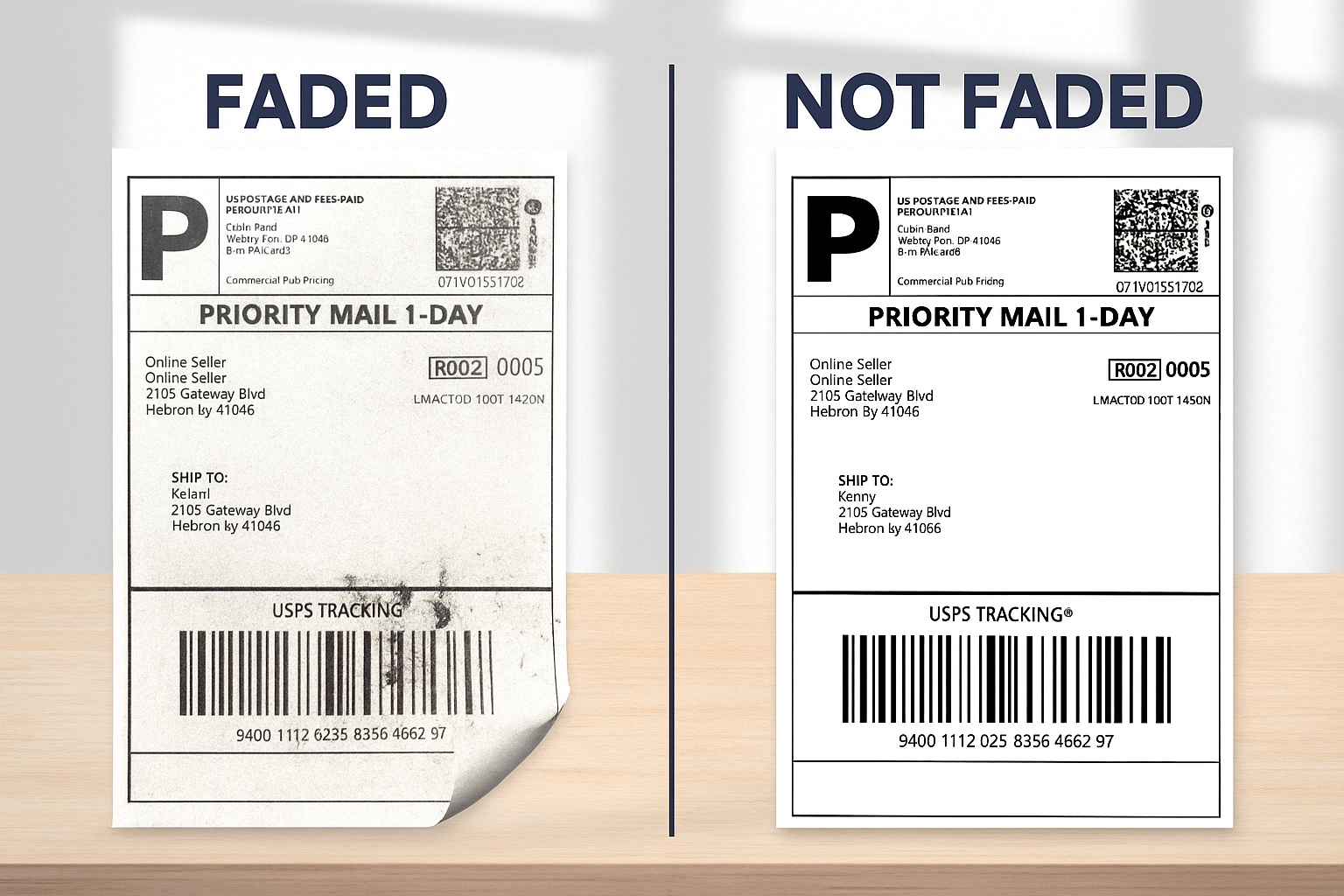Fading Labels How to Keep Thermal Labels from Fading – MakeID