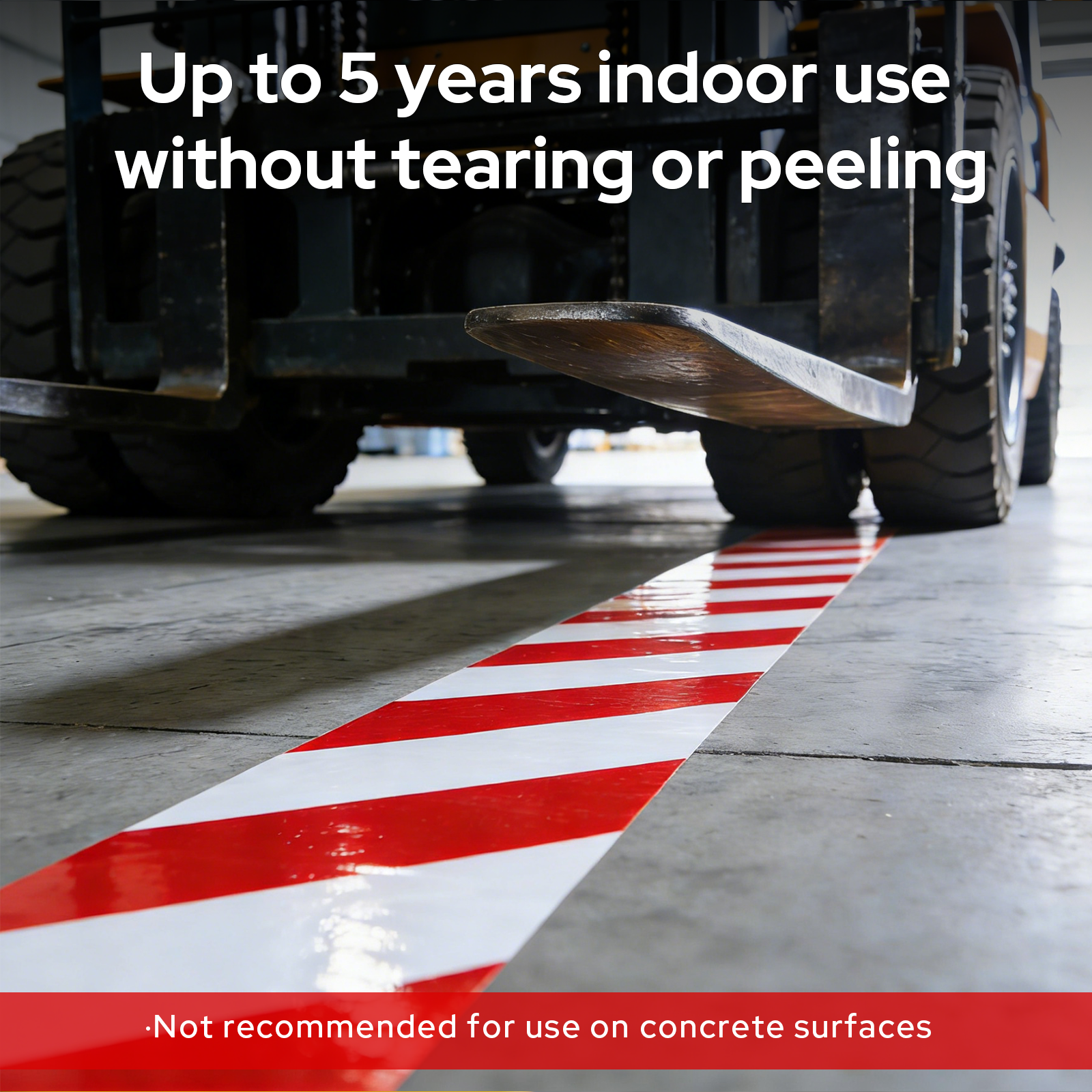 MakeID Floor Marking Tape, 2" x 100 ft, Heavy-Duty Safety Floor Tape for Warehouse & Factory