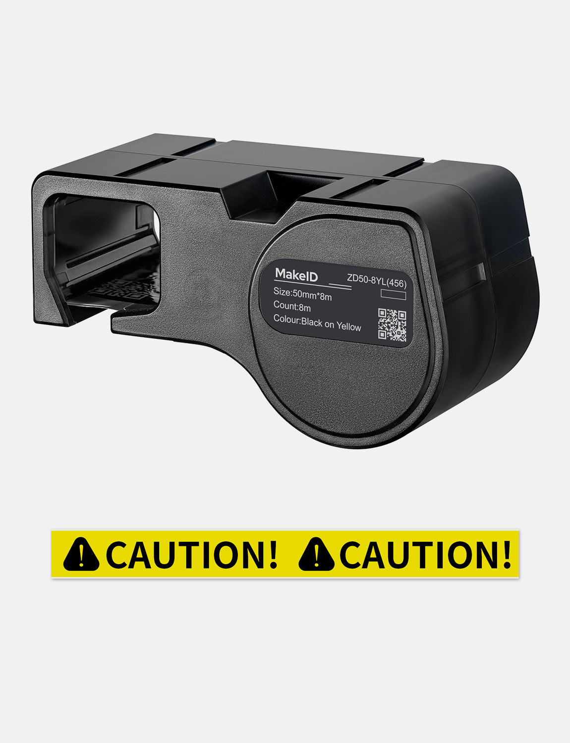 MakeID D50 All-Weather PET Waterproof Tape & Label for Electrical Wires, Cables & Network Cables