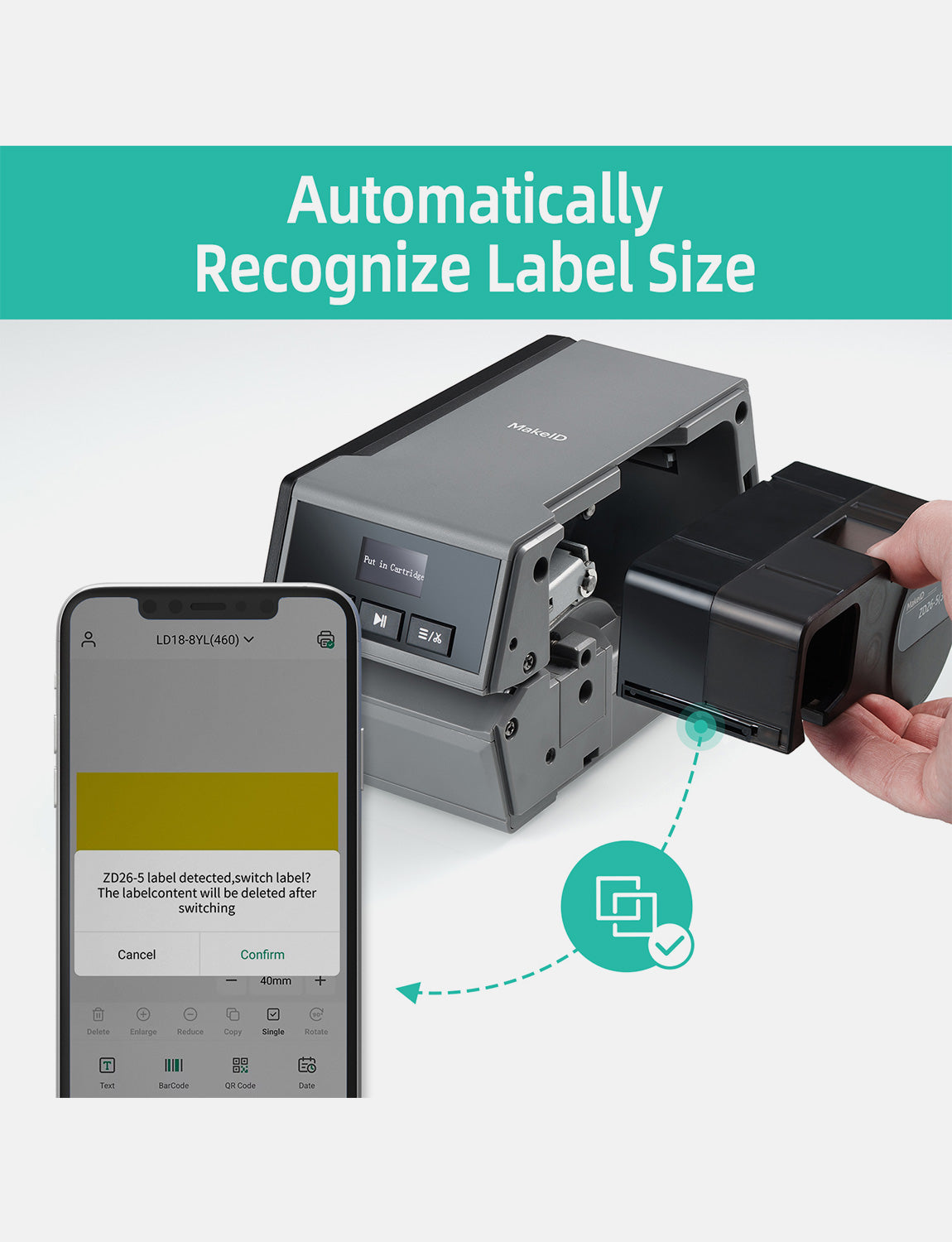 digital roll to roll label printer