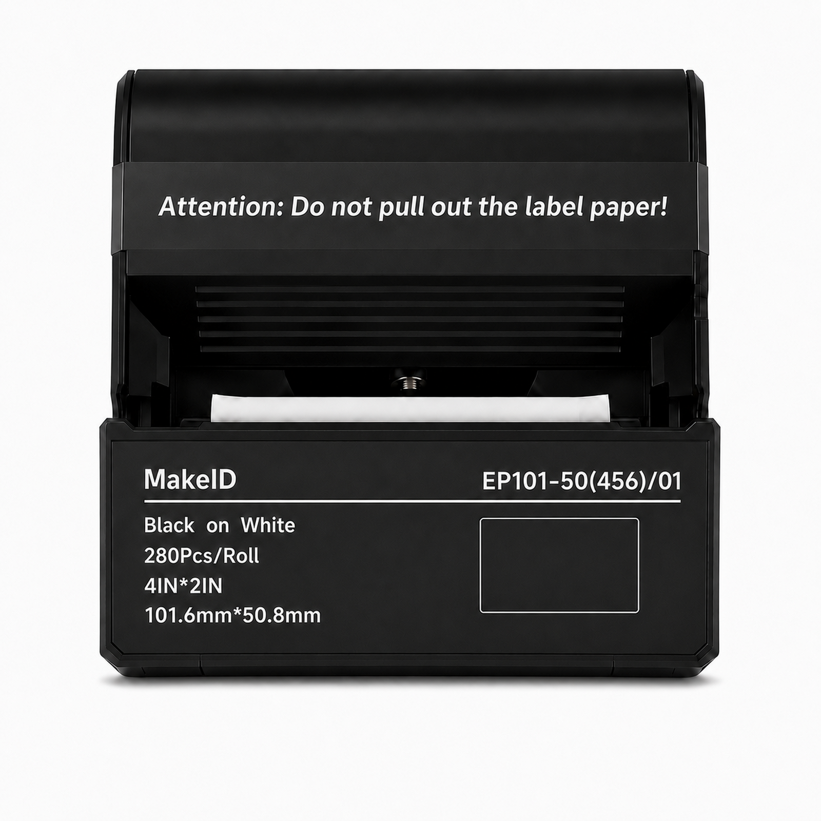 MakeID EP71 White PET Labels, 4 x 2 in, 280 Count