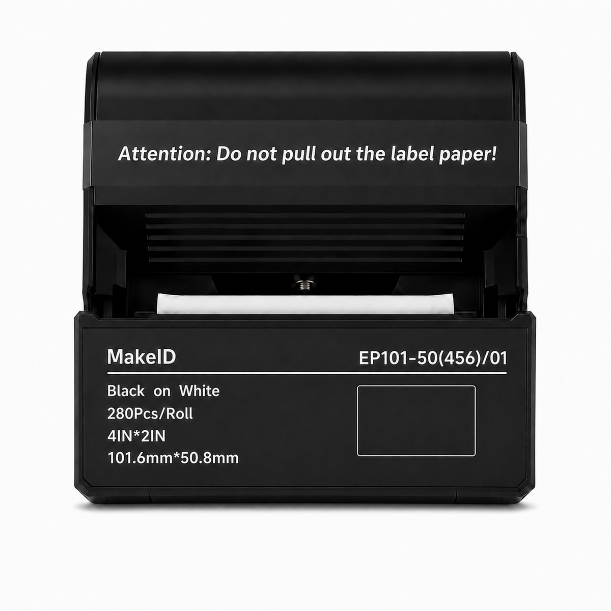 MakeID EP71 White PET Labels, 4 x 2 in, 280 Count