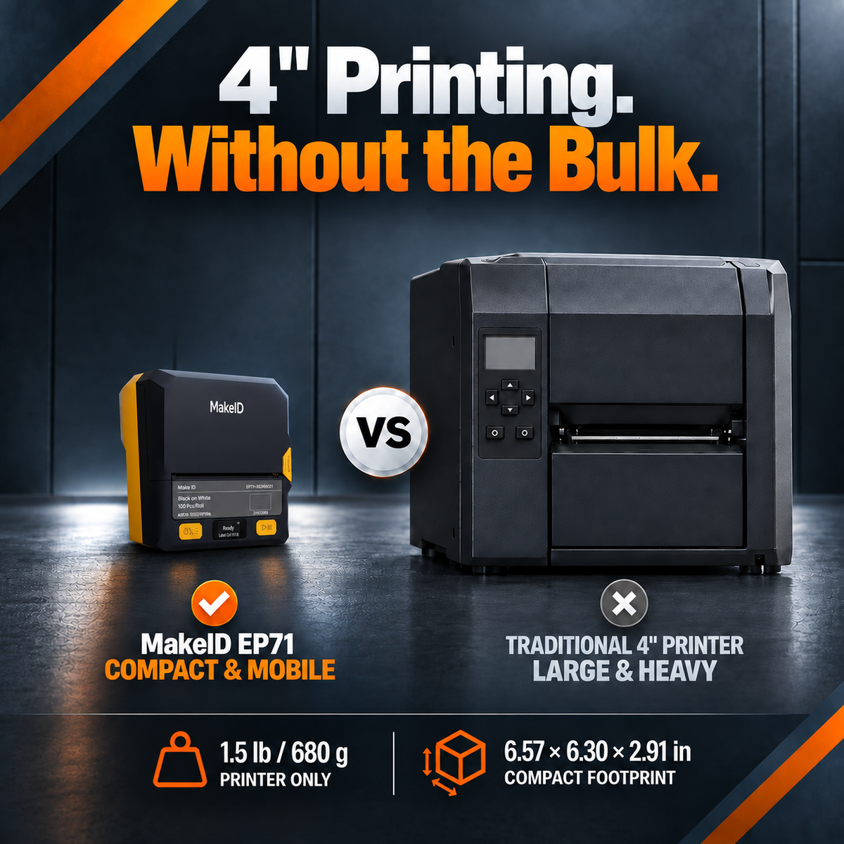 EP71 4-Inch Industrial Label Printer