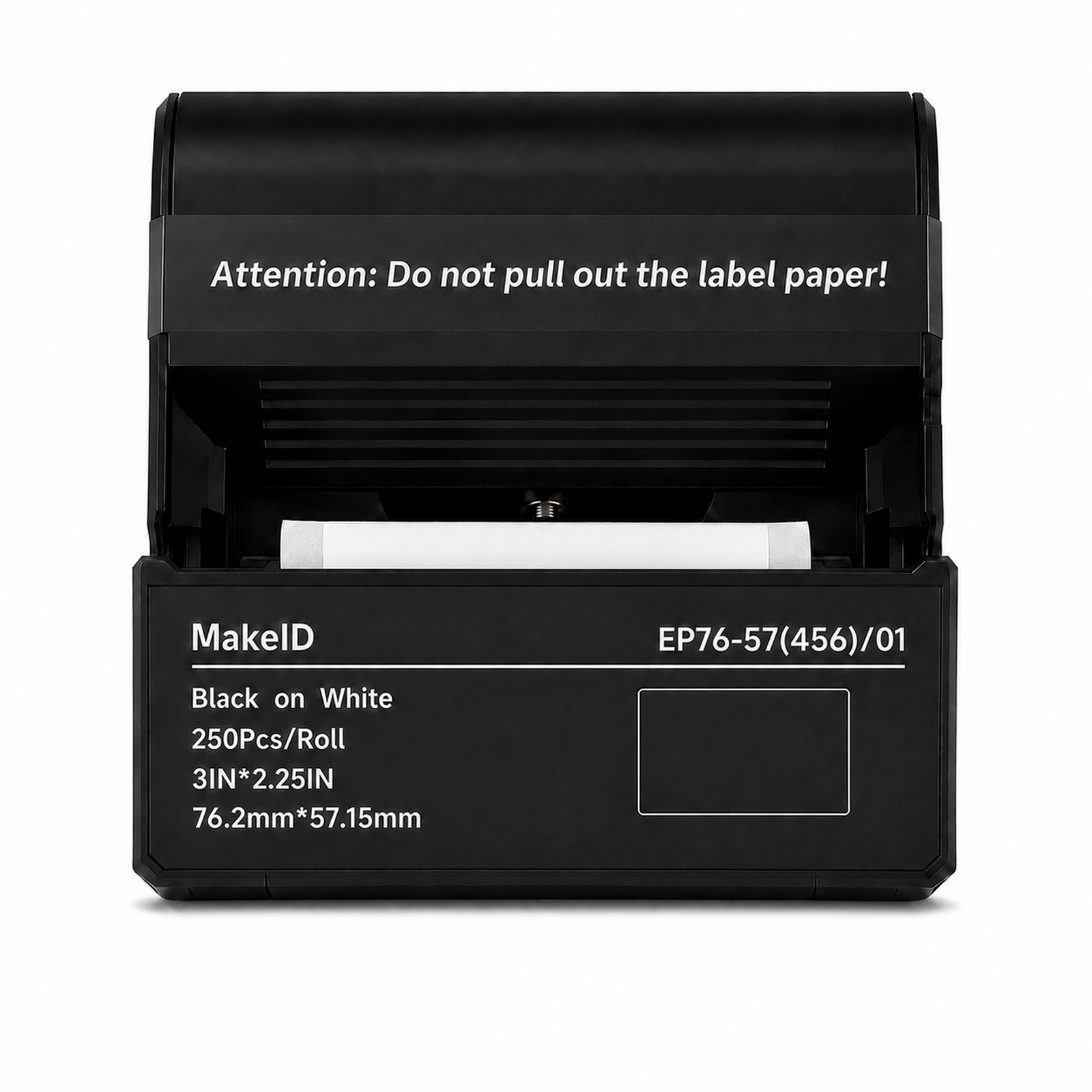 MakeID EP71 White PET Labels, 3 x 2.25 in, 250 Count