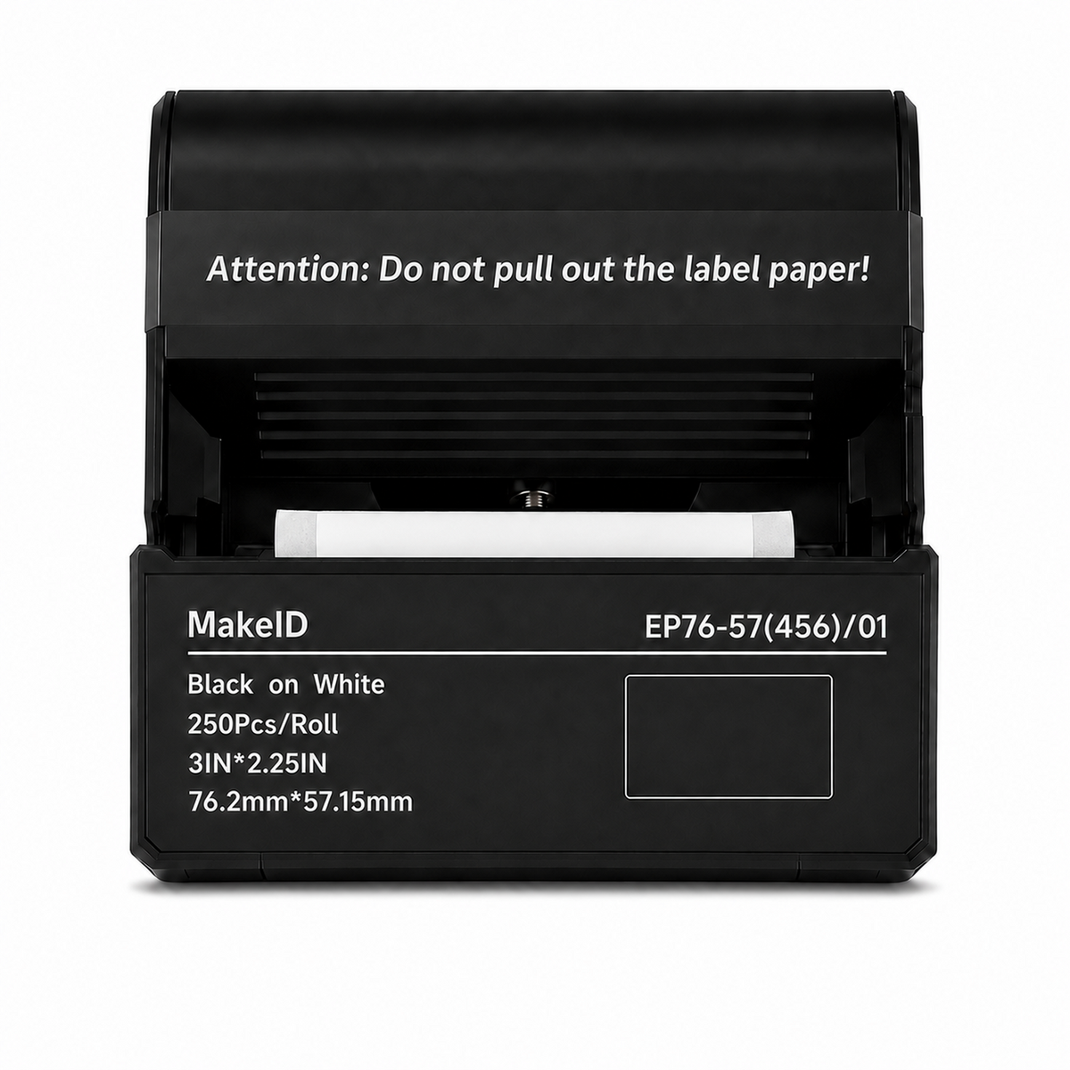 MakeID EP71 White PET Labels, 3 x 2.25 in, 250 Count