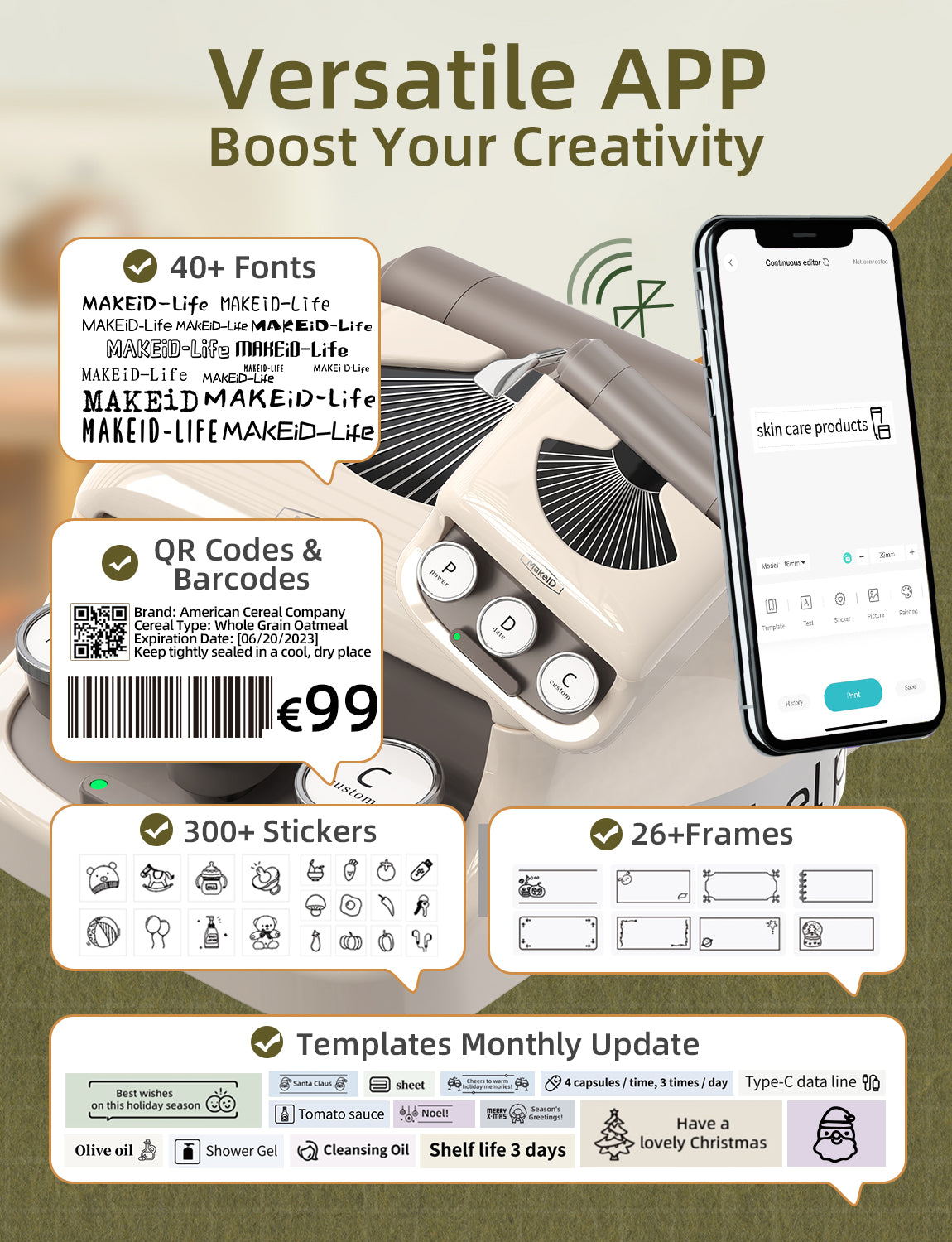 Q1 small thermal label printer