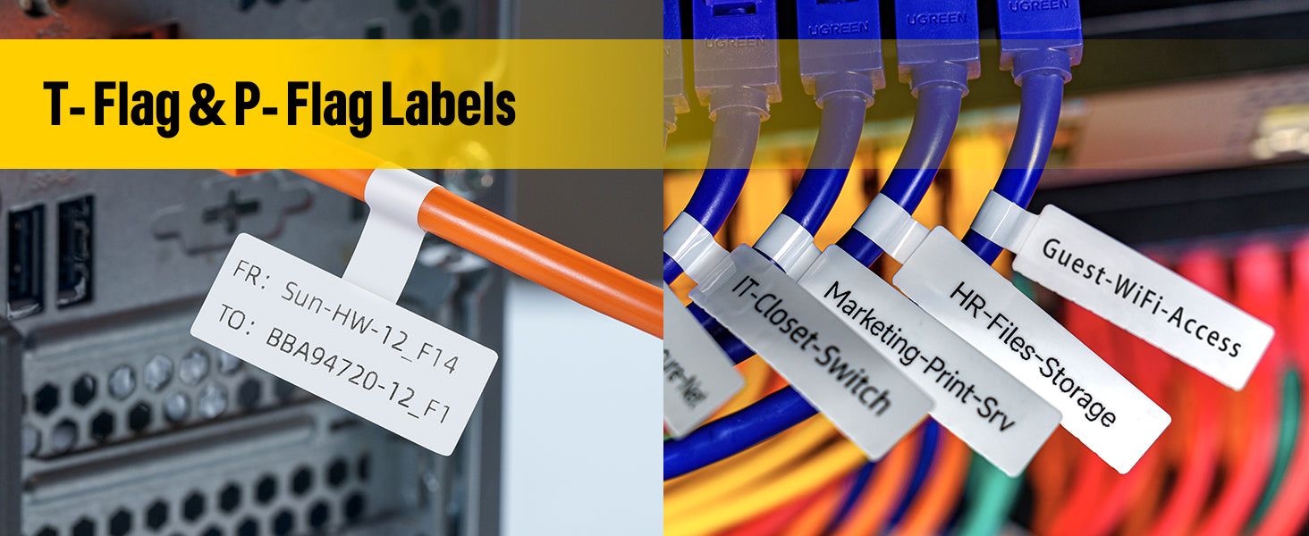 T-Flag Wire Label