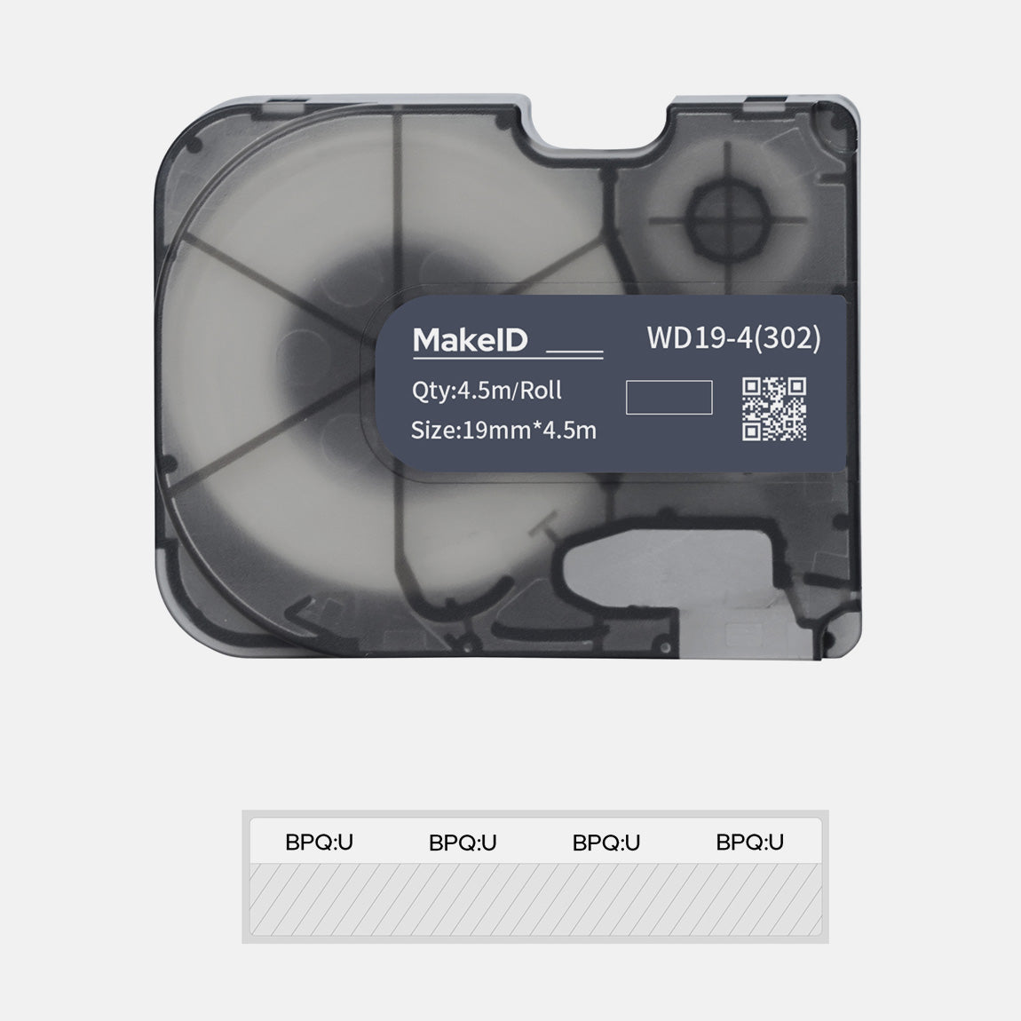 MakeID P31S White Self-Laminating Label for Electrical & Datacom Cable