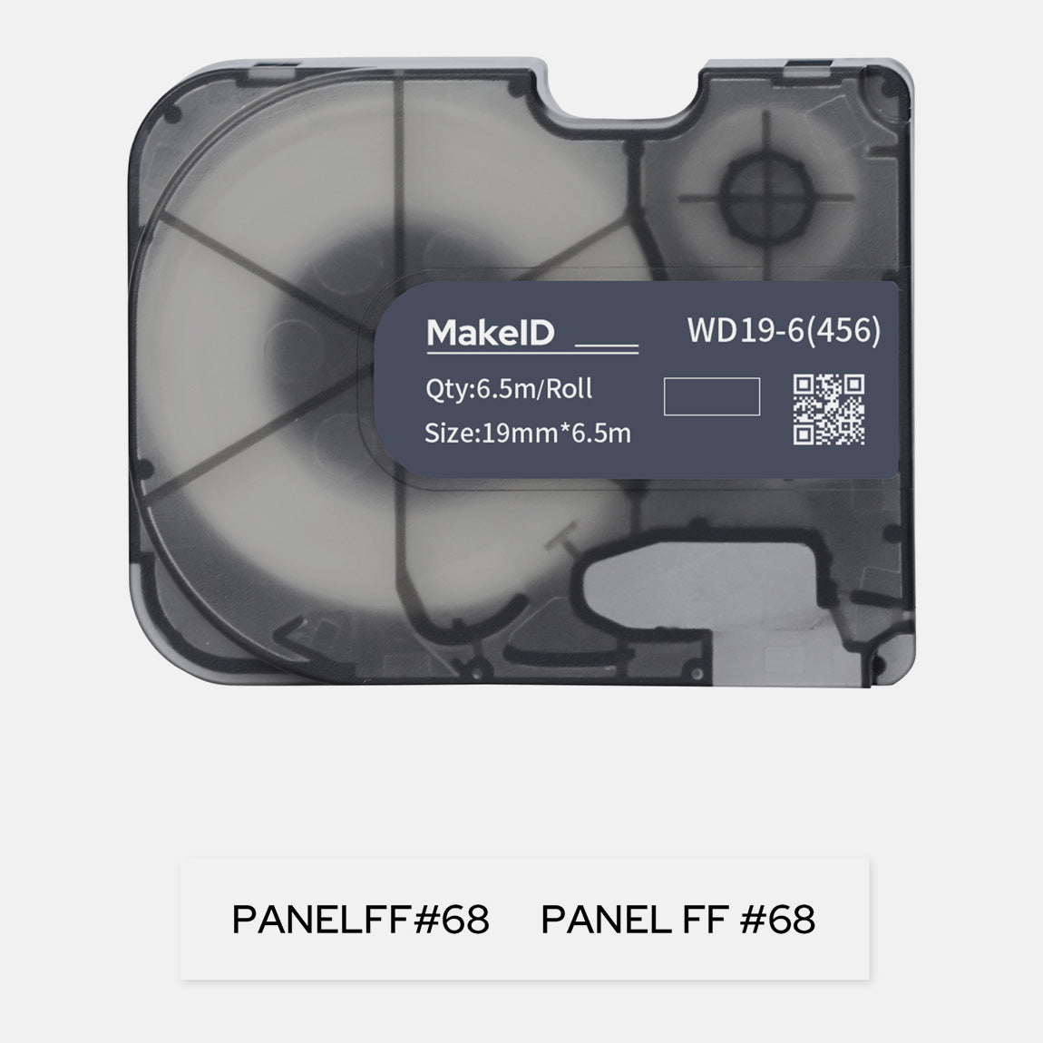 MakeID P31S White PET Label for Indoor/Outdoor Equipment Identification