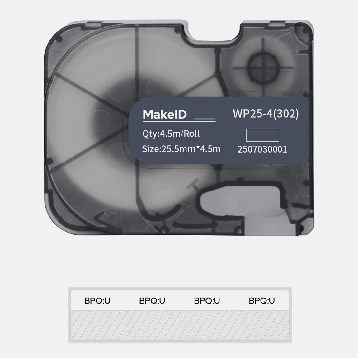 MakeID P31S White Self-Laminating Label for Electrical & Datacom Cable