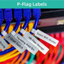 pet flag labels for wire
